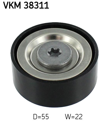 Deflection/Guide Pulley, V-ribbed belt - VKM 38311 SKF